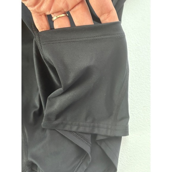 All in Motion Womens Flex Strappy Dress Black Racerback Built-In Liner L - Picture 2 of 11